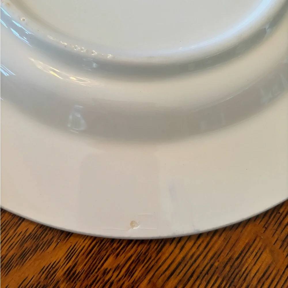 Quadrifoglio Ceramica La Primula Rimmed plates  Blue/White Grapes